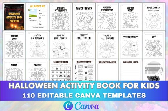 Download Editable Halloween Activity Book for Kid - Halloween activity book Collection