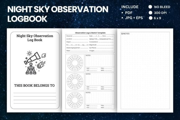 Download Sky Observation Log &amp; Sketch Kdp - Sketch Collection