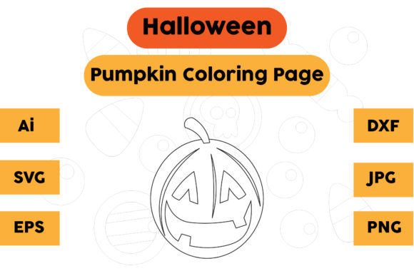 Download Halloween Coloring Page - Pumpkin 18 - Premium Resources