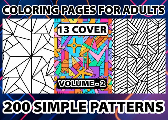 Download Simple Pattern Coloring Pages for Adults - Premium Resources