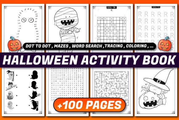 Download HALLOWEEN ACTIVITY BOOK for KIDS - Halloween activity book Collection