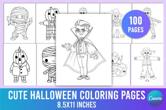 Download 100 Cute Halloween Coloring Pages Kids - Premium Resources