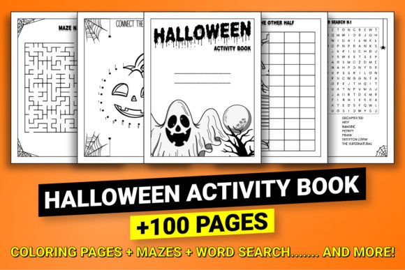 Download HALLOWEEN ACTIVITY BOOK for KIDS - Halloween activity book Collection