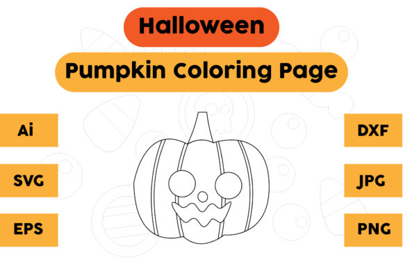 Download Halloween Coloring Page Kids Pumpkin - Premium Bundle