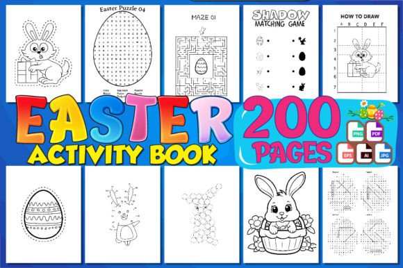 Download Easter Activity Book for Kids - KDP - Easter activity book for kids Collection