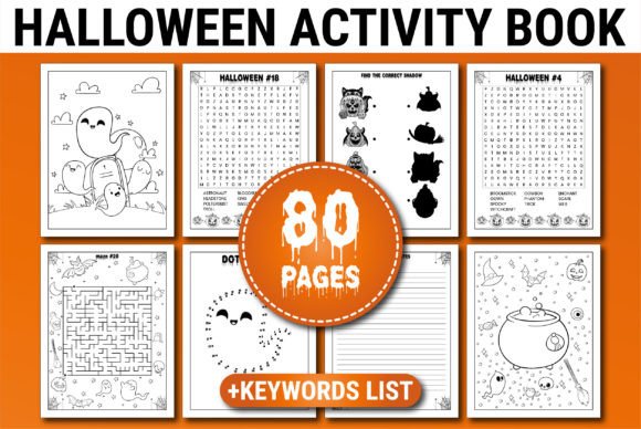 Download HALLOWEEN ACTIVITY BOOK for KIDS - Halloween activity book Collection