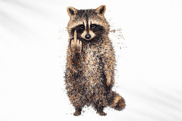 Download Funny Sassy Raccoon Trash Panda PNG Art - Panda png Collection